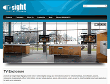 Tablet Screenshot of insightdigitalsignage.com